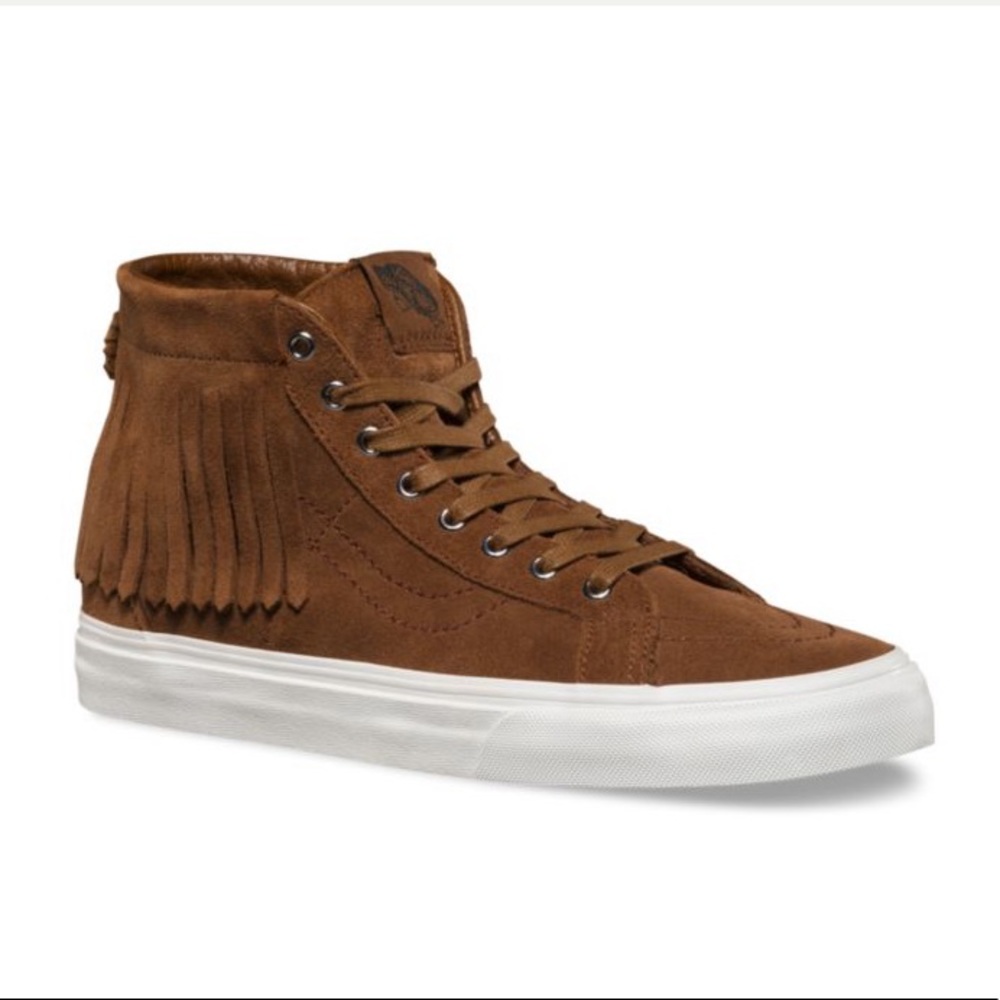 NWT Vans Suede Fringe Mocs Sneakers Shoes